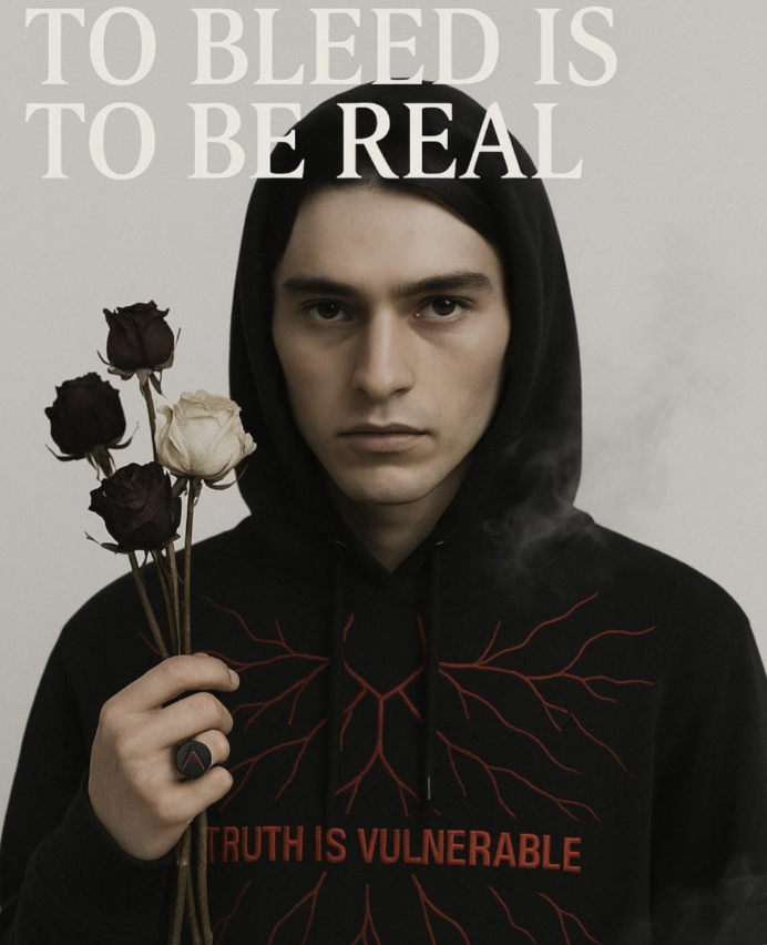 VEINS editorial fashion look - Dark fashion photography